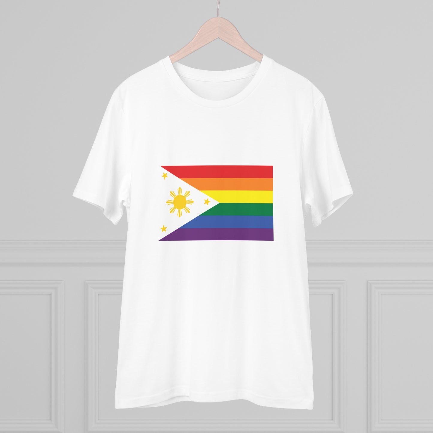 Pride/Philippines Flag Organic Unisex Classic T-Shirt PT1010