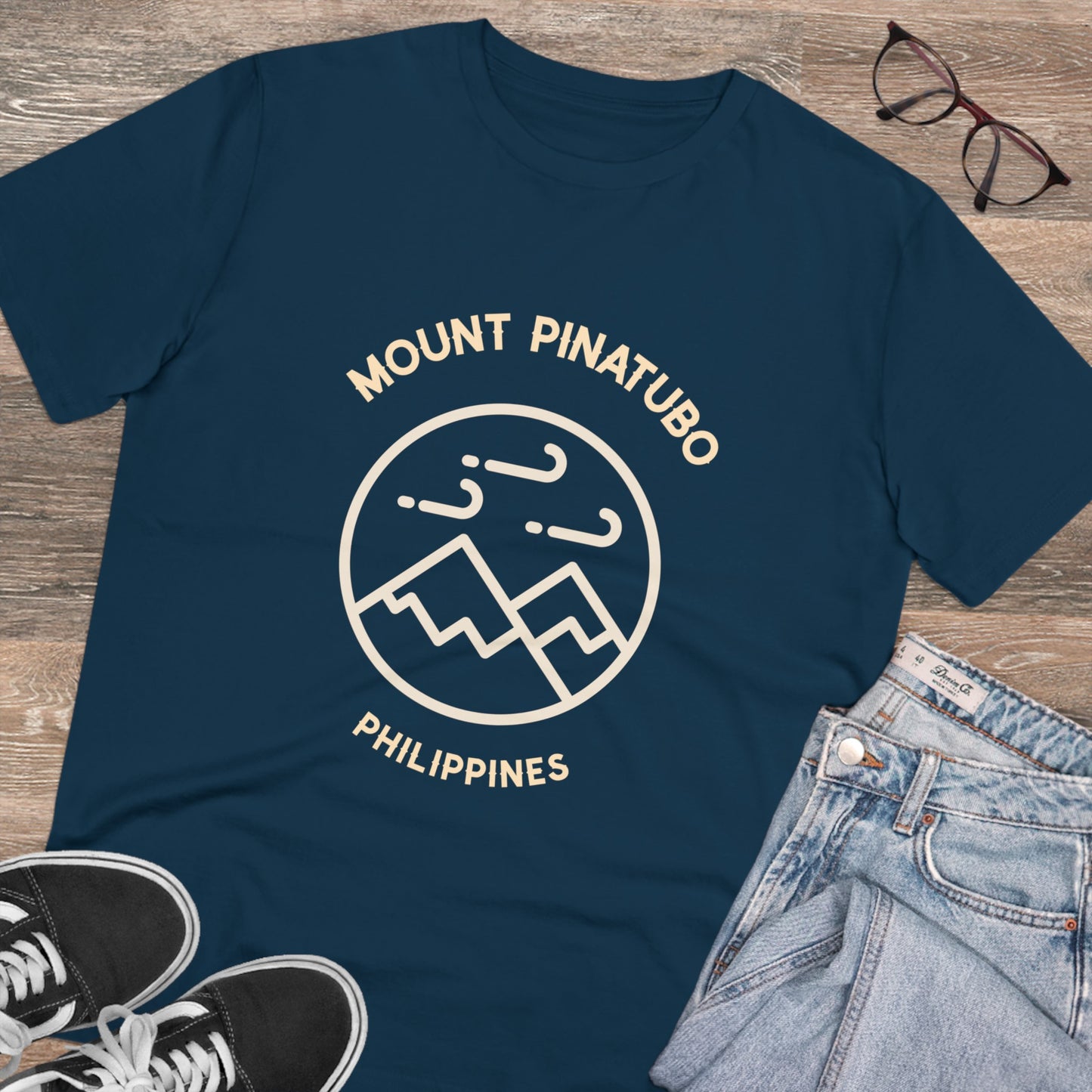 Mount Pinatubo Filipino Volcano -Organic T-shirt PT1057