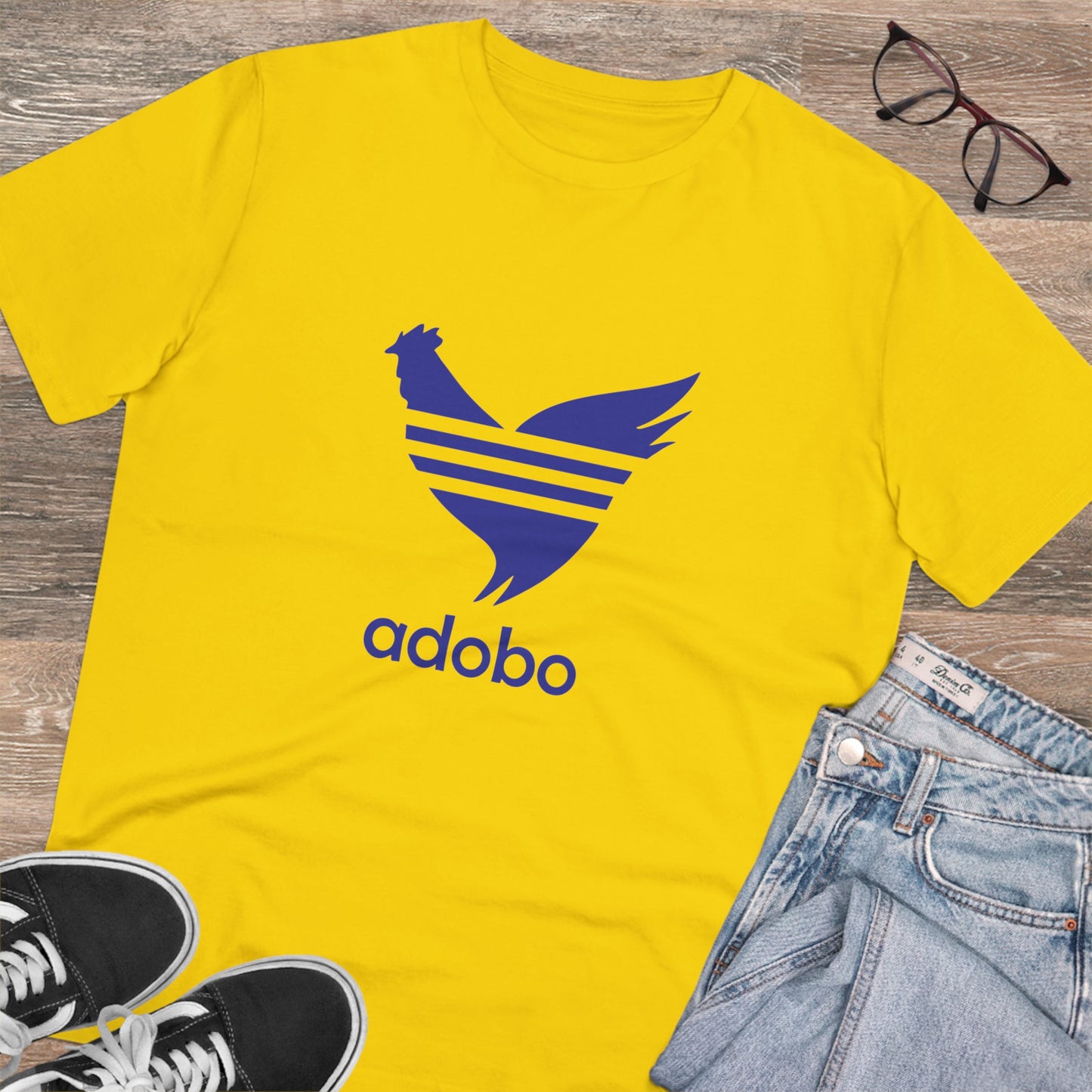 Adobo Logo (blue) Organic Unisex Classic T-Shirt PT1008