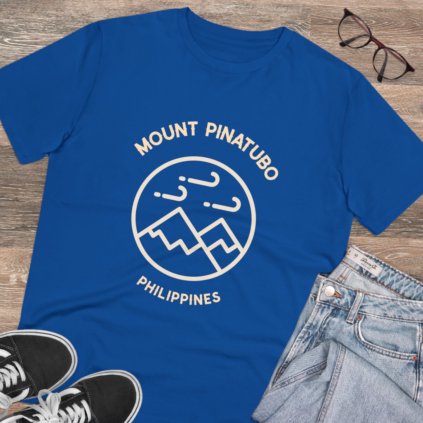 Mount Pinatubo Filipino Volcano -Organic T-shirt PT1057