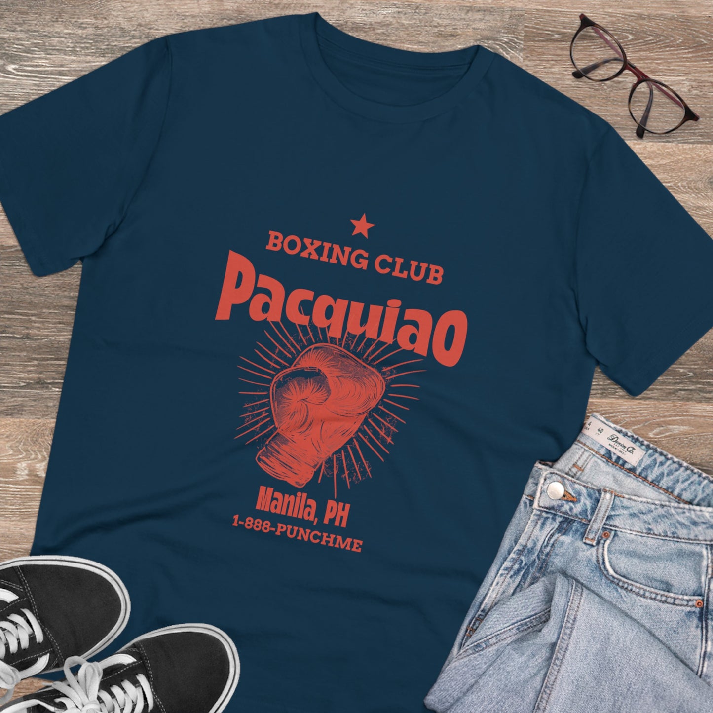 Pacquiao Fight Club-Organic T-shirt PT 1060