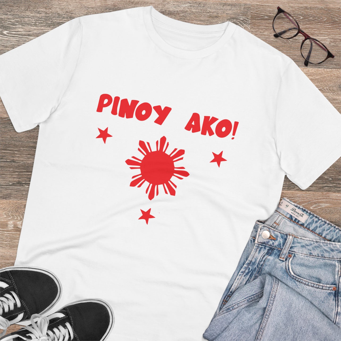 Pinoy Ako ver1-Organic Creator T-shirt - Unisex PT1024