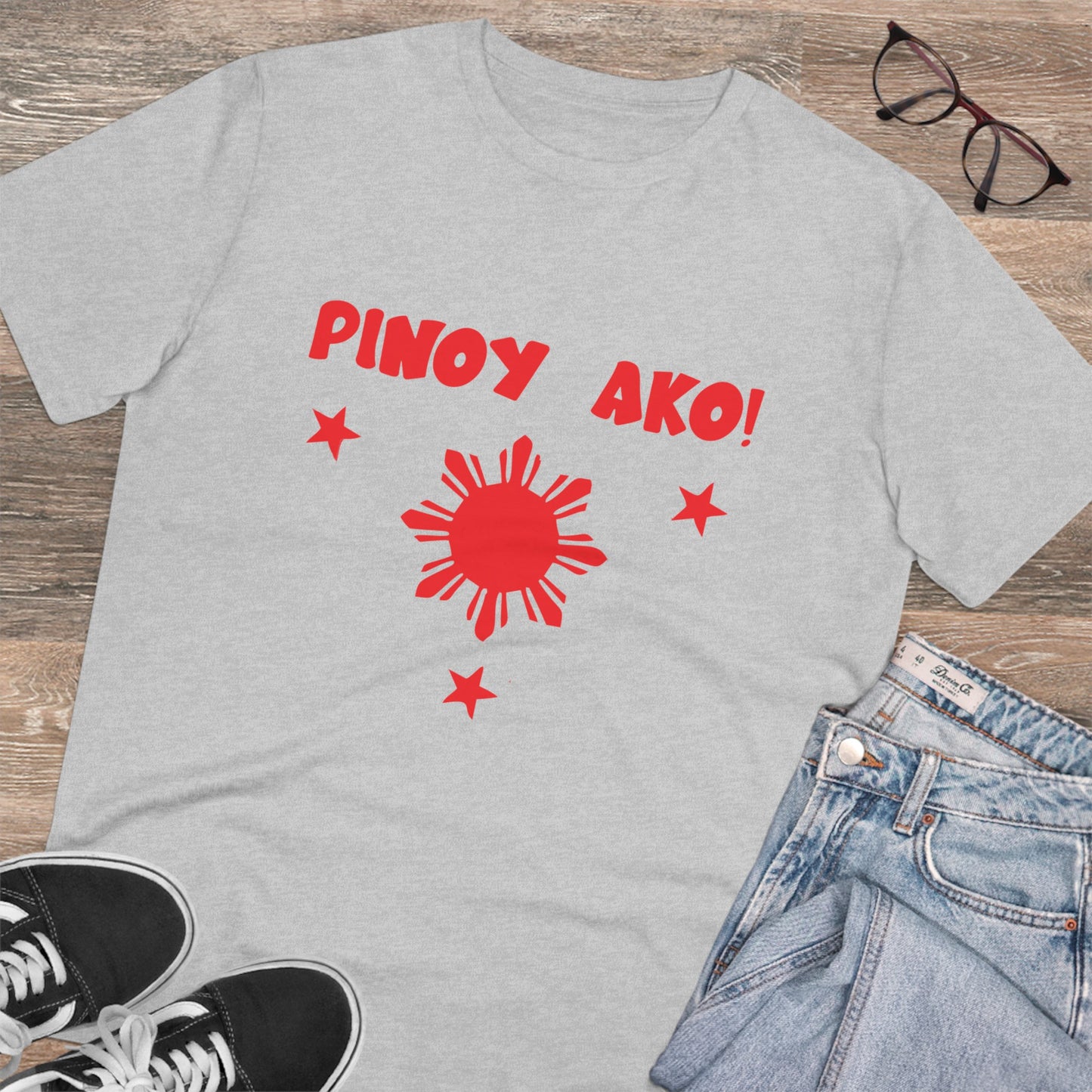Pinoy Ako ver1-Organic Creator T-shirt - Unisex PT1024