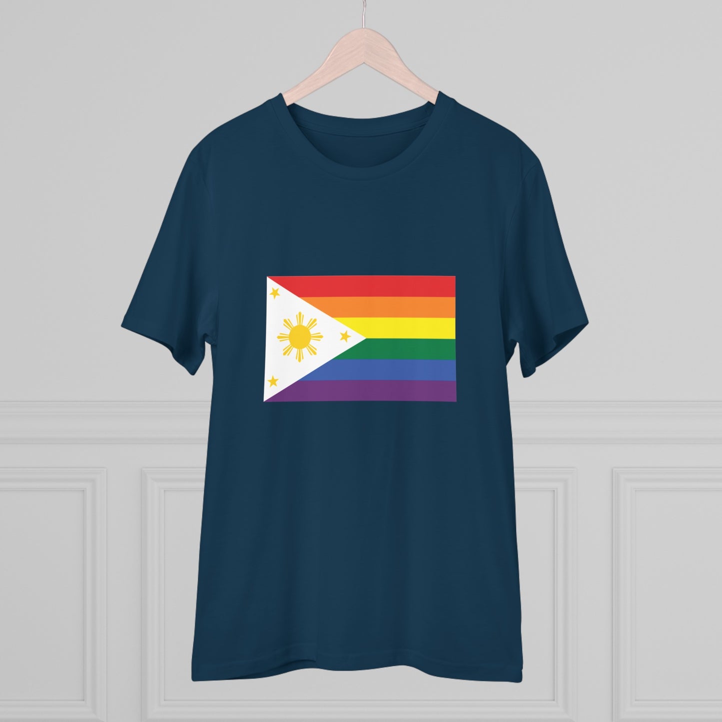Pride/Philippines Flag Organic Unisex Classic T-Shirt PT1010