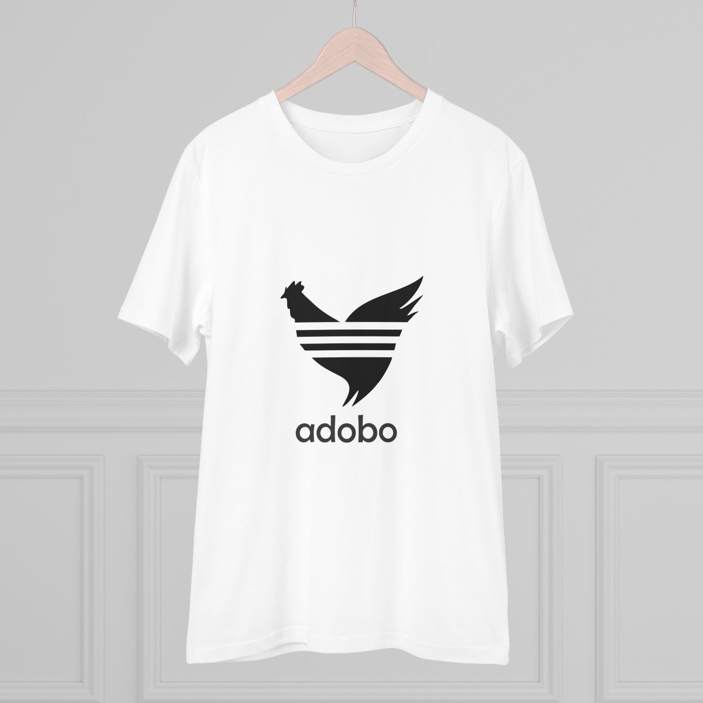 Adobo Logo (white) Organic Unisex Classic T-Shirt PT1006