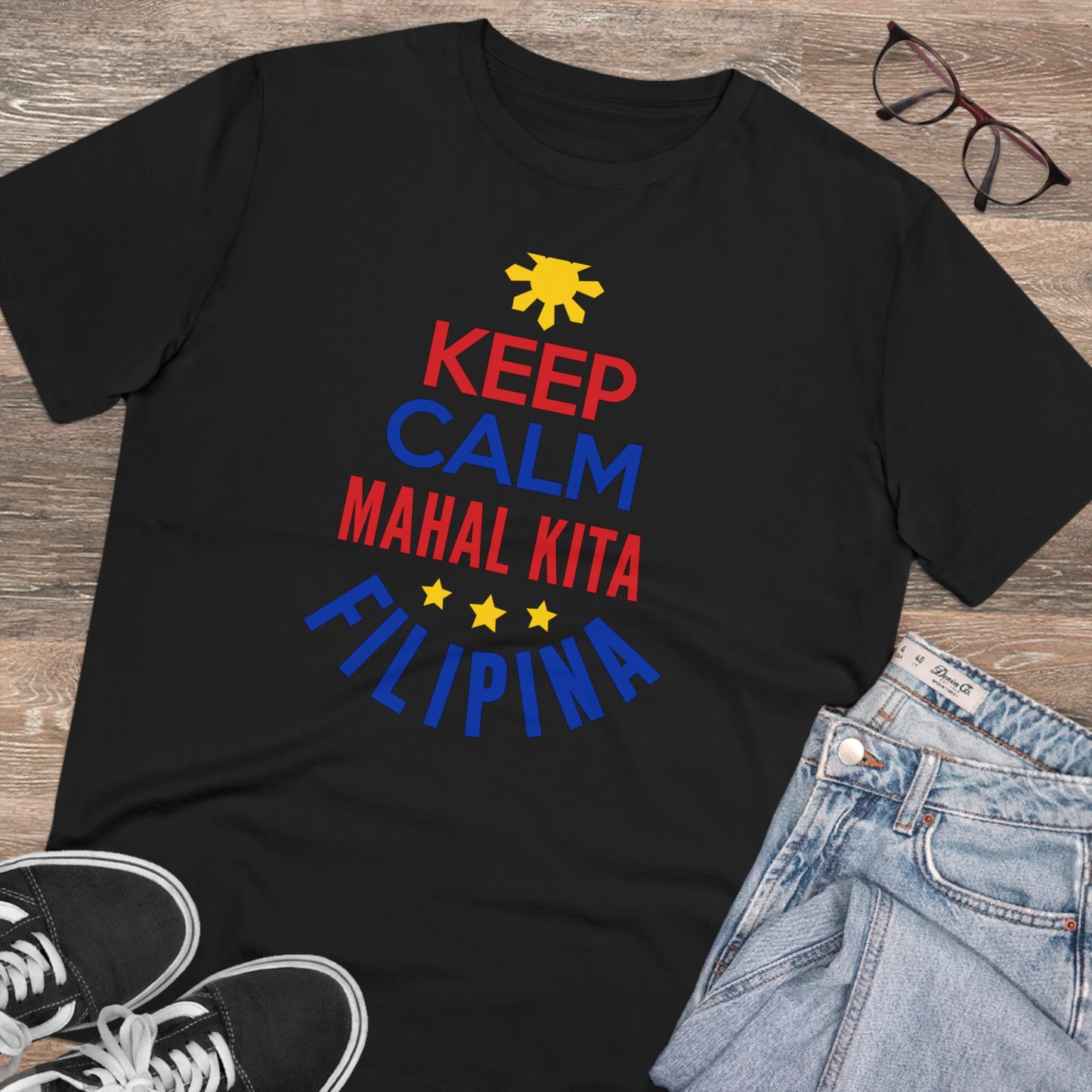 Keep Calm Mahal Kita - Organic T-shirt PT1051