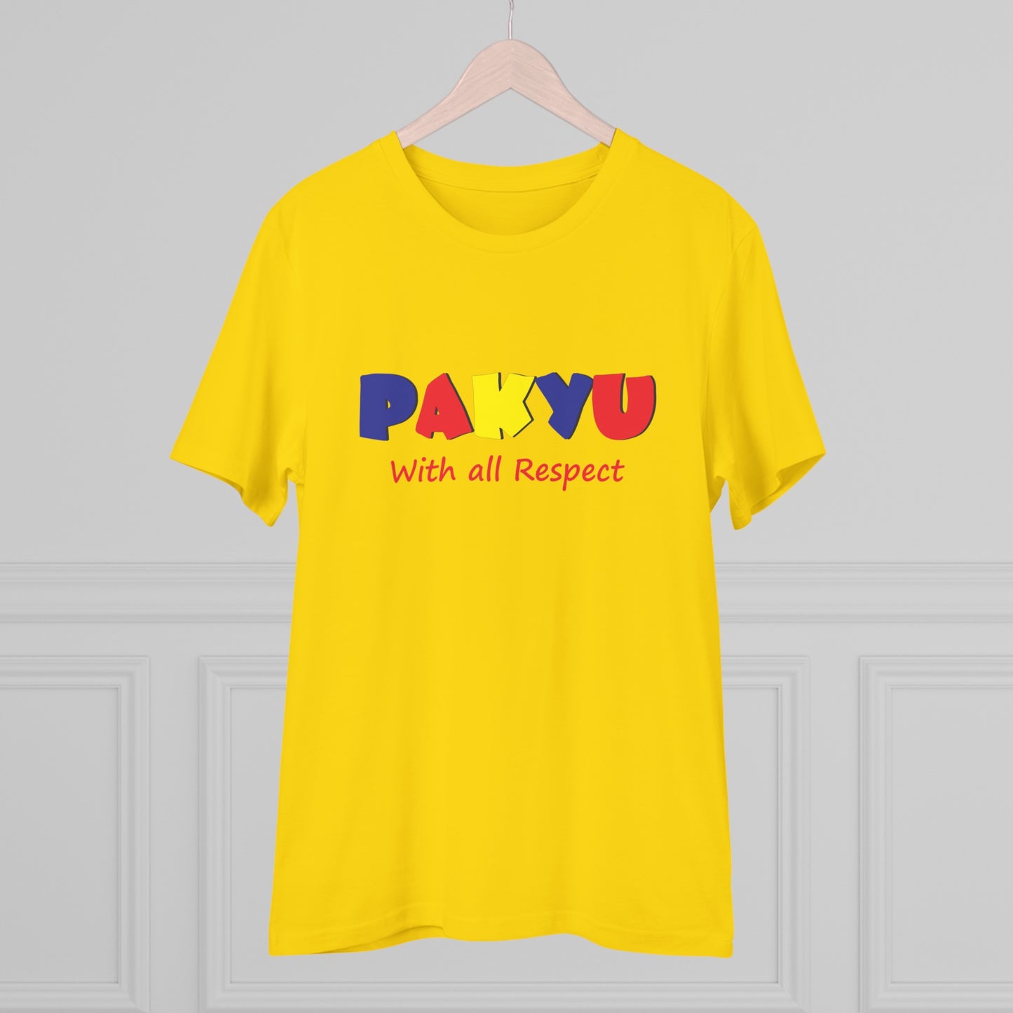 Pakyu with all respect - Organic T-shirt PT1004