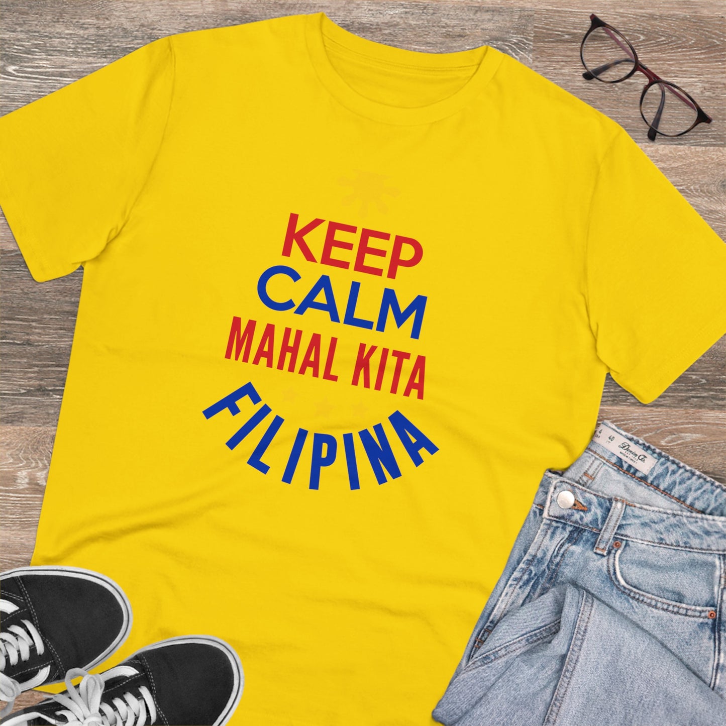 Keep Calm Mahal Kita - Organic T-shirt PT1051