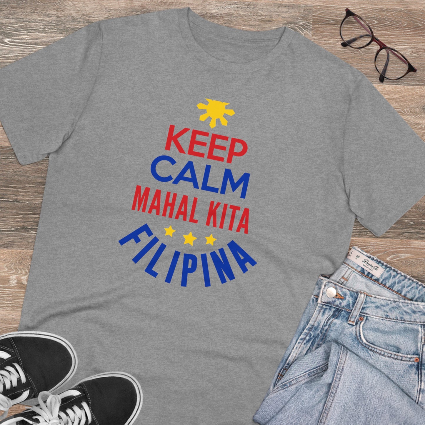 Keep Calm Mahal Kita - Organic T-shirt PT1051