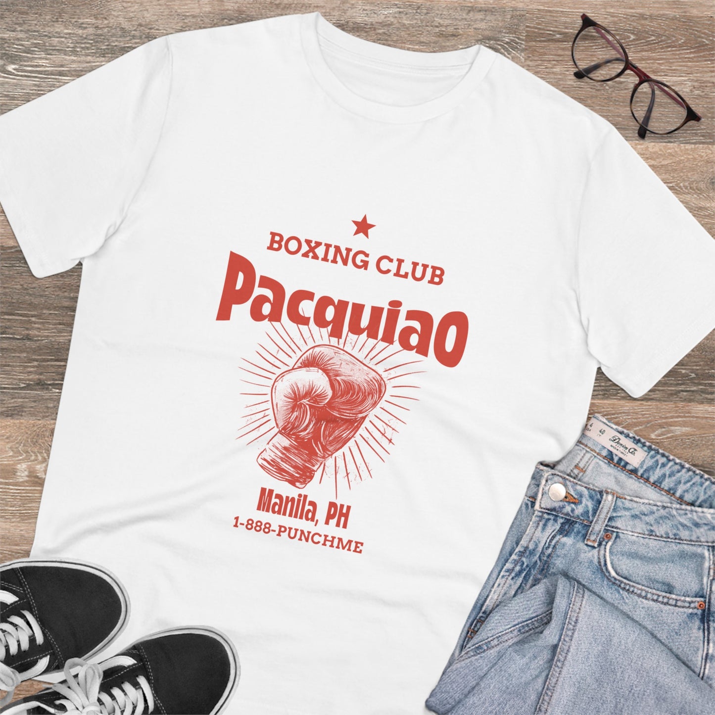 Pacquiao Fight Club-Organic T-shirt PT 1060