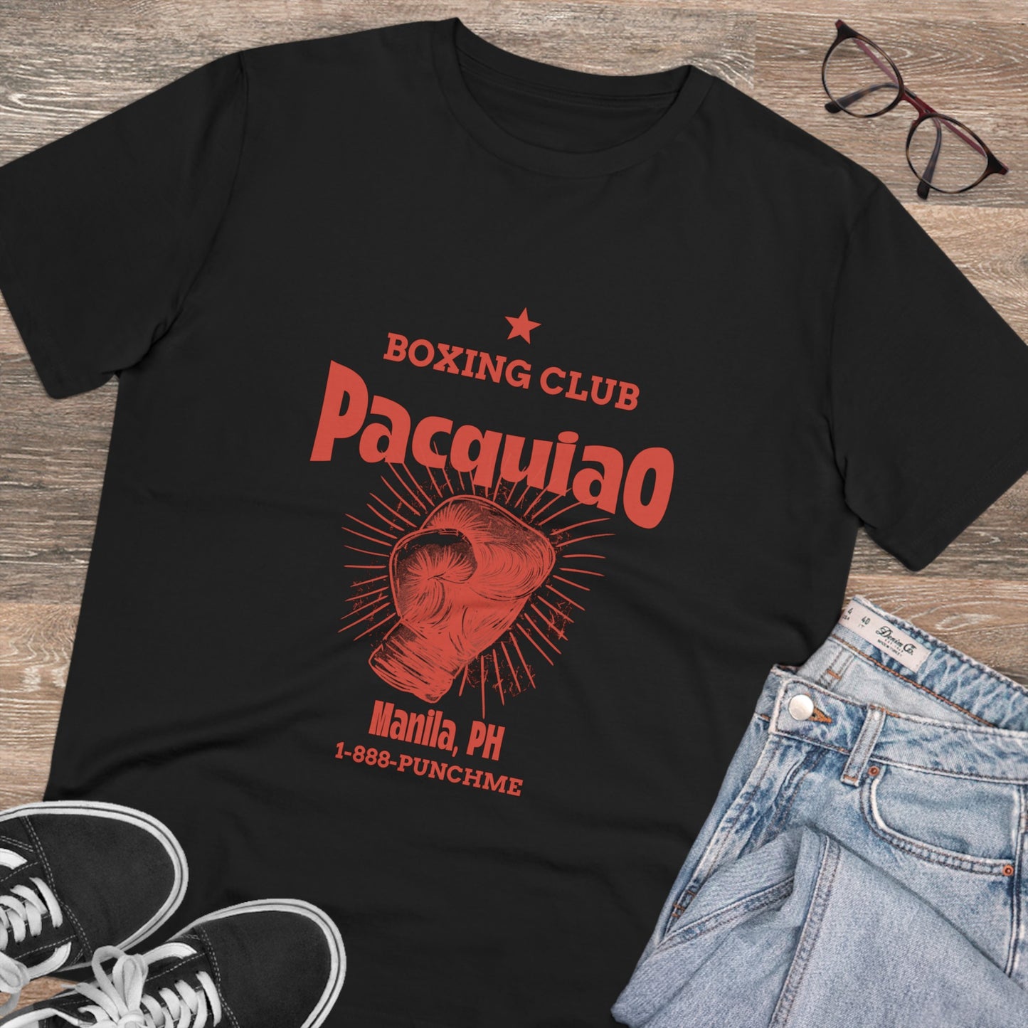 Pacquiao Fight Club-Organic T-shirt PT 1060
