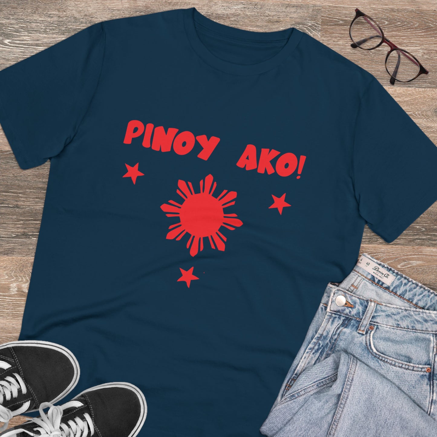 Pinoy Ako ver1-Organic Creator T-shirt - Unisex PT1024
