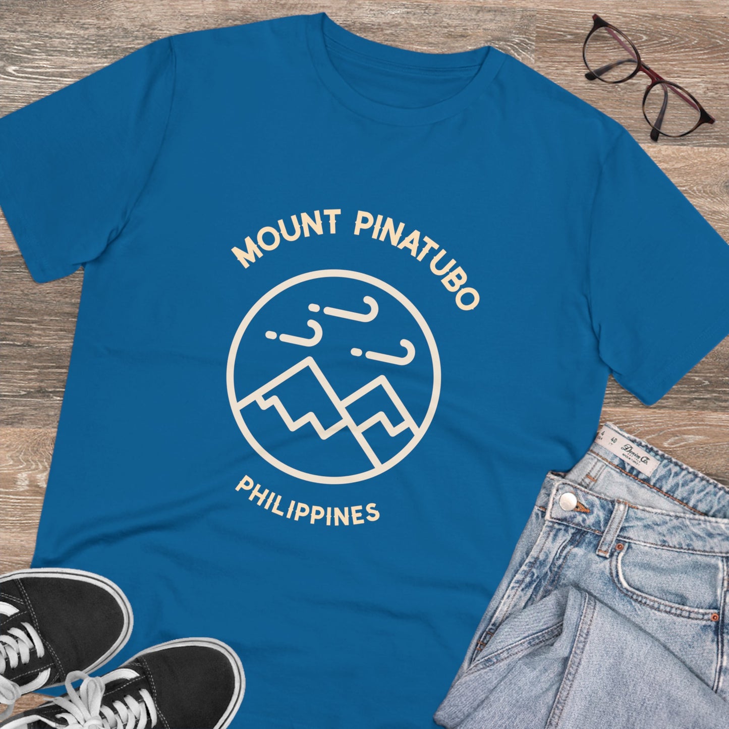 Mount Pinatubo Filipino Volcano -Organic T-shirt PT1057