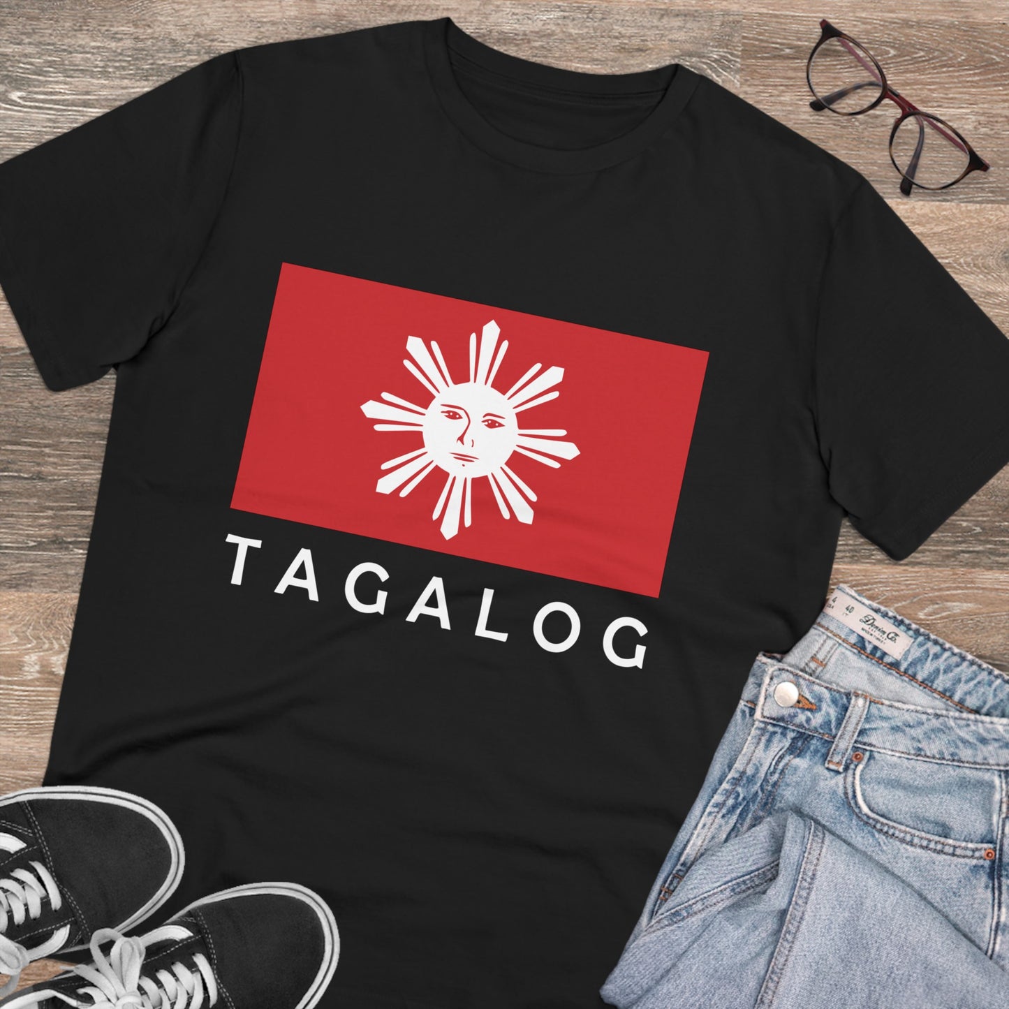 Historic Philippines Flag-Land of the Tagalog- Organic Unisex Classic T-Shirt PT1012