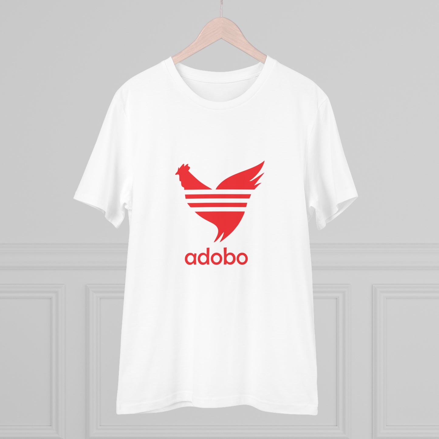 Adobo Logo (Red) Organic Unisex Classic T-Shirt PT1009