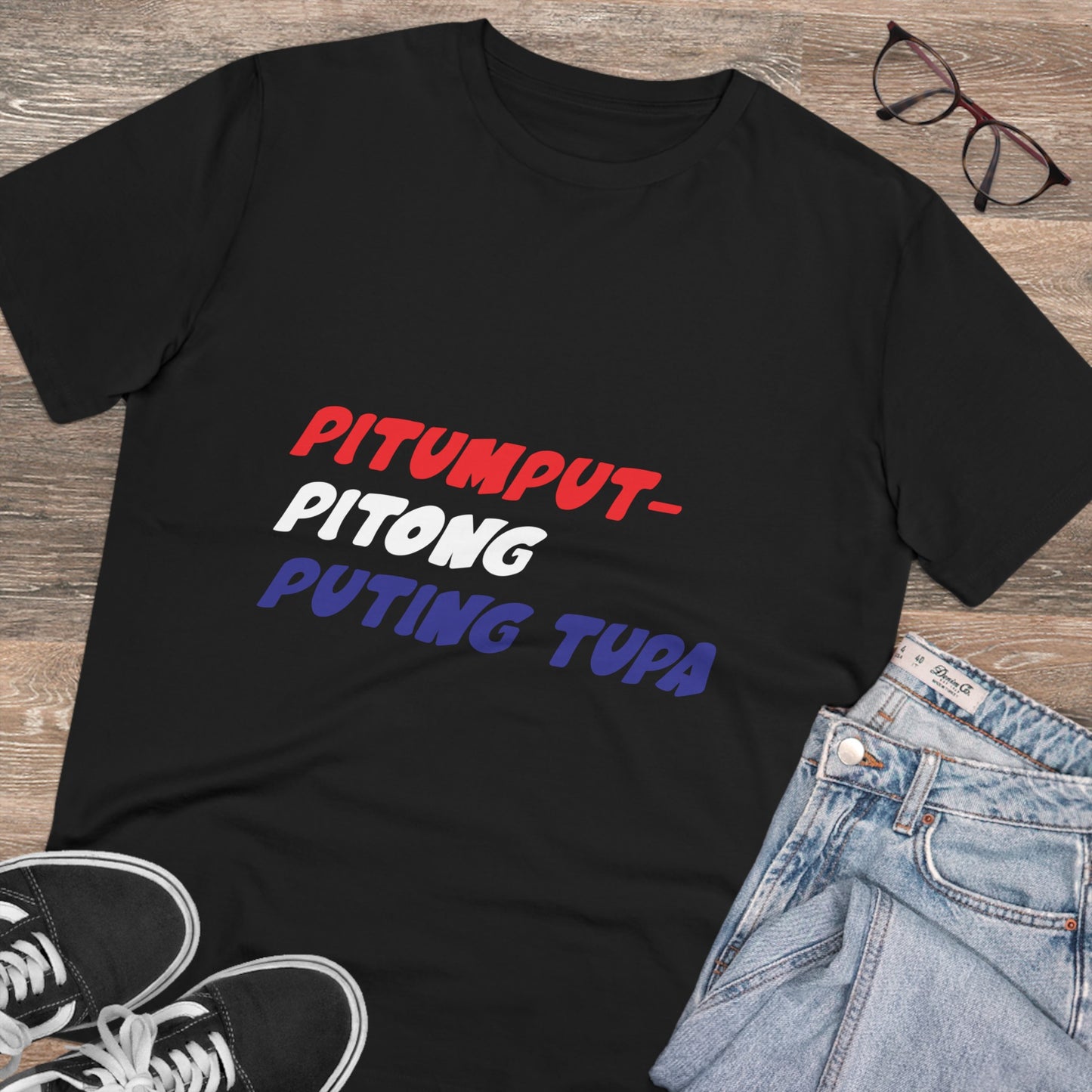 PITUMPUT- PITONG PUTING TUPA Organic T-shirt PT 1030