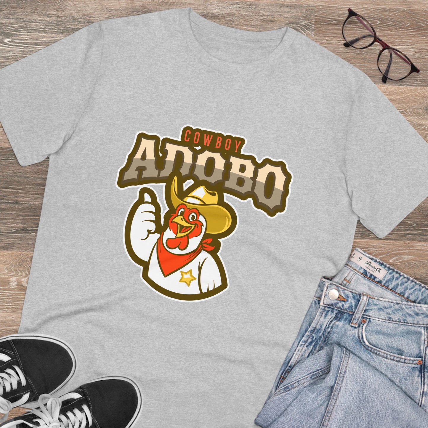 Cowboy Adobo -Organic T-shirt PT 1072