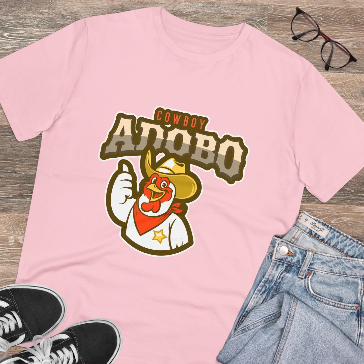 Cowboy Adobo -Organic T-shirt PT 1072