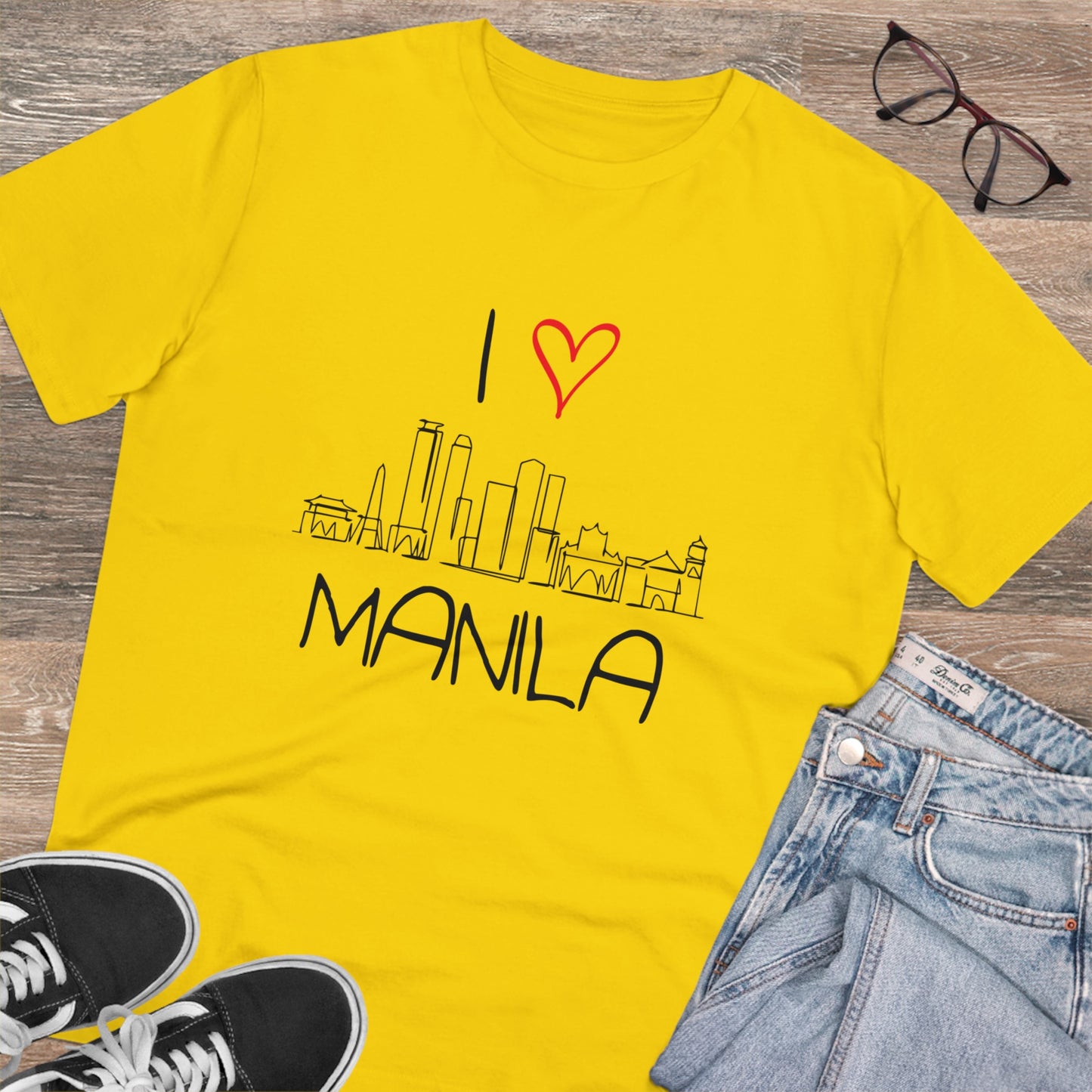 I Love Manila 2 -Organic T-shirt PT1050