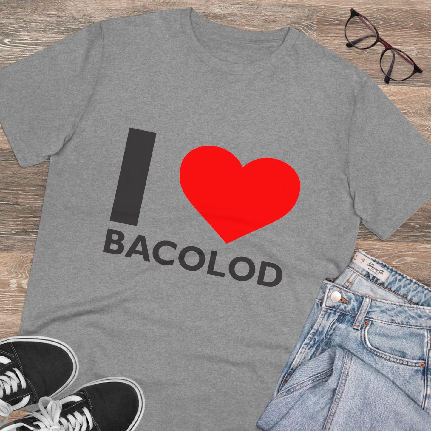 I Love Bacolod - Organic T-shirt PT1036