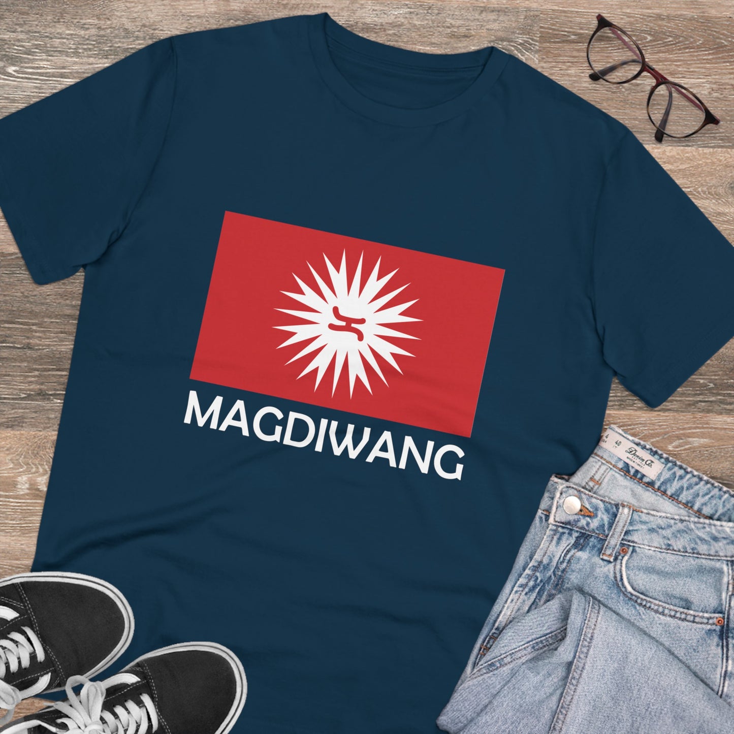 Historic Philippines FLAGS - Madiwang - Organic Unisex Classic T-Shirt PT1013