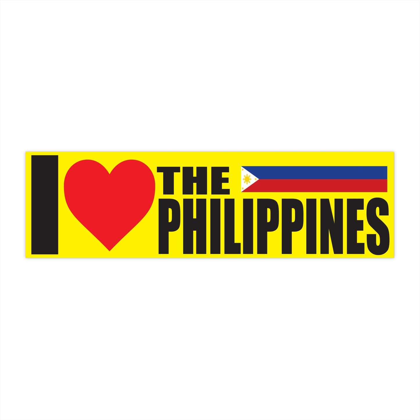 I Love the Philippines -Bumper Stickers Pt 5015