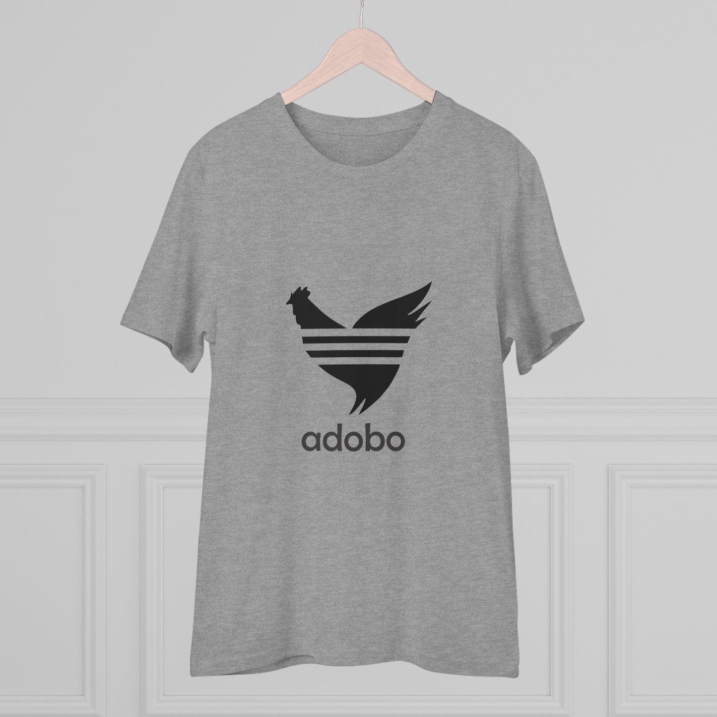 Adobo Logo (white) Organic Unisex Classic T-Shirt PT1006