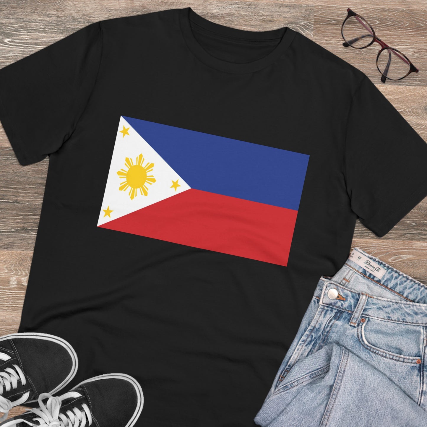 Philippines FLAGS - Original Flag - Organic Unisex Classic T-Shirt PT1015