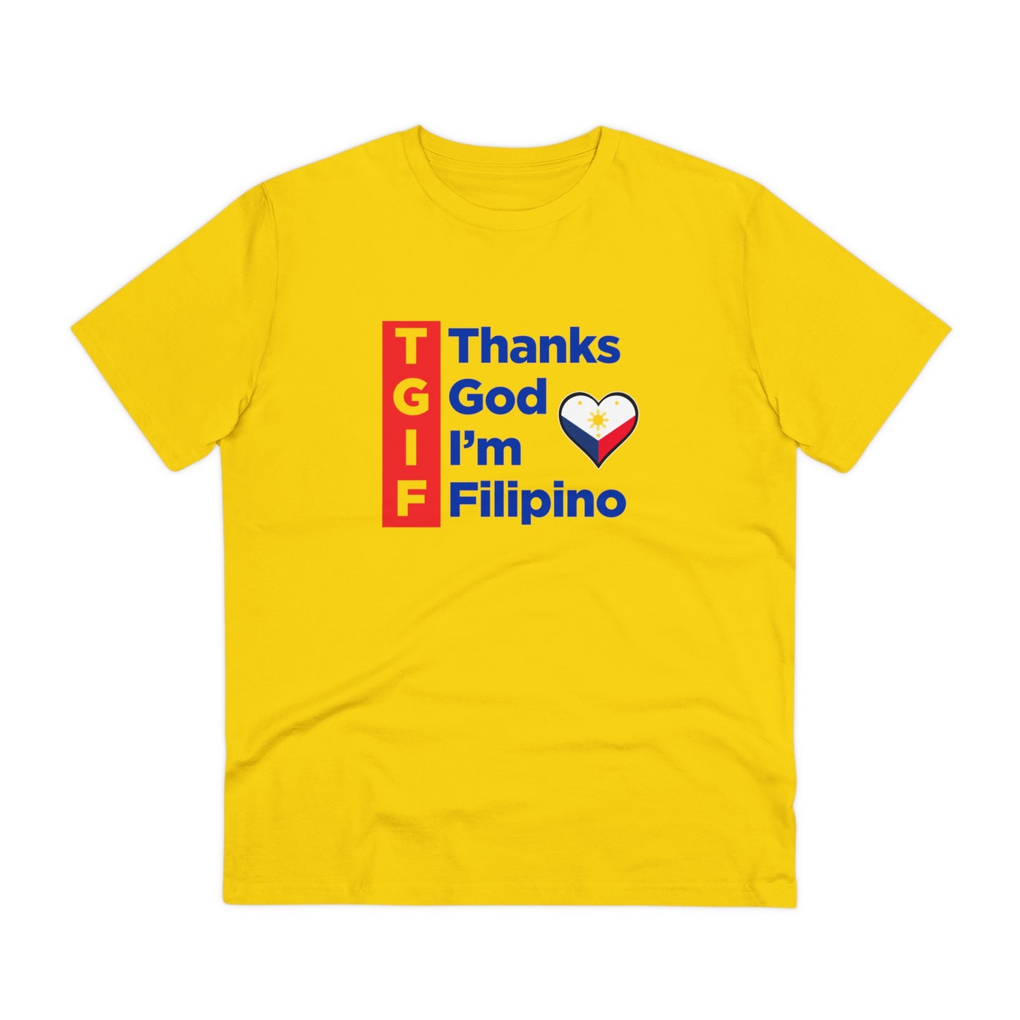 Thank God im Filipino - Organic T-shirt PT1046