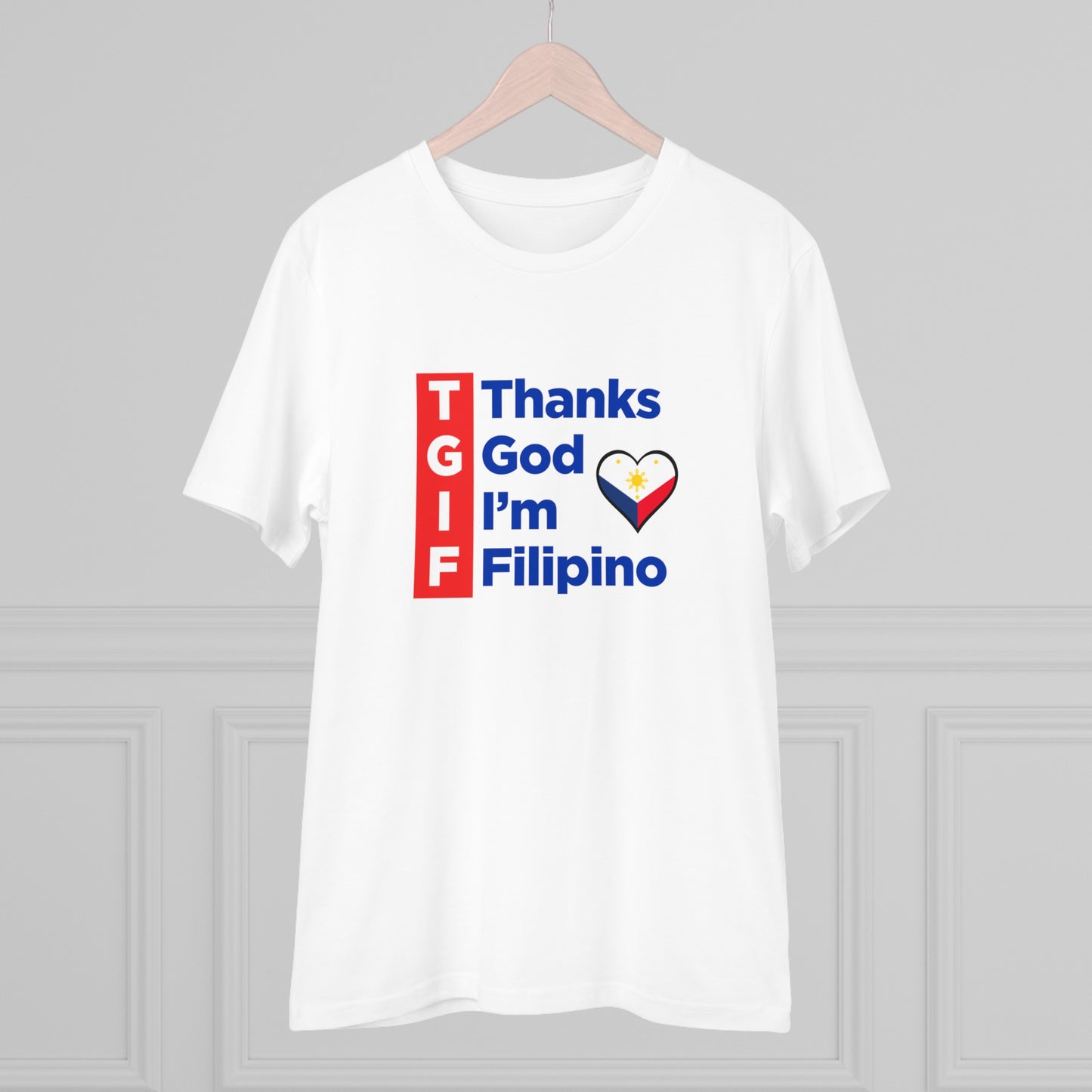 Thank God im Filipino - Organic T-shirt PT1046