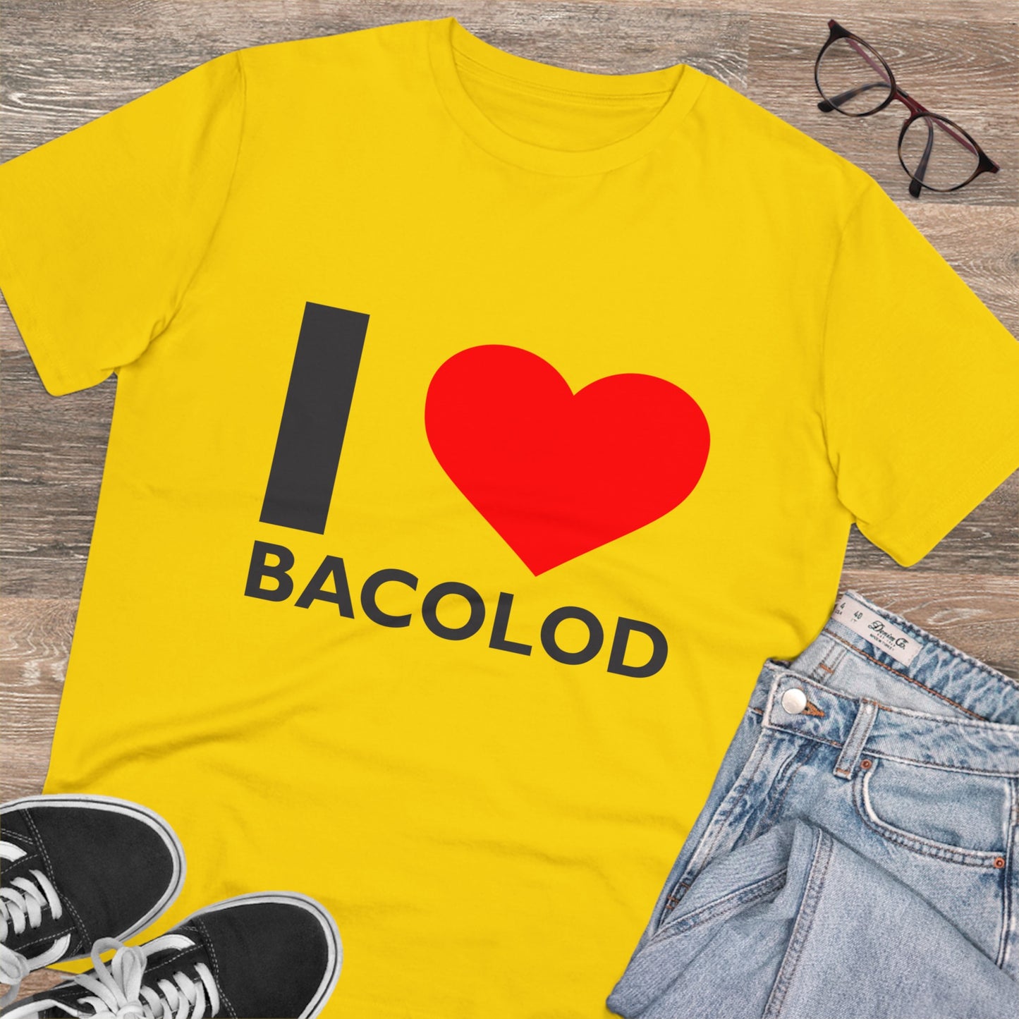 I Love Bacolod - Organic T-shirt PT1036