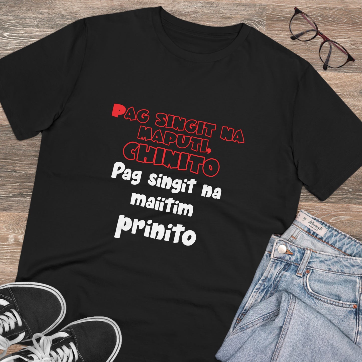 Pag singit na maputi, chinito... - Organic T-shirt PT1018