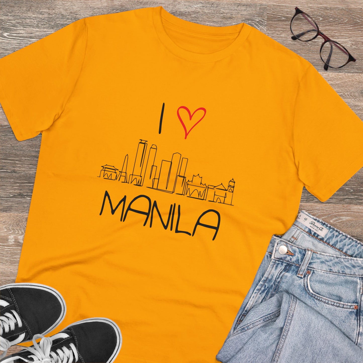 I Love Manila 2 -Organic T-shirt PT1050