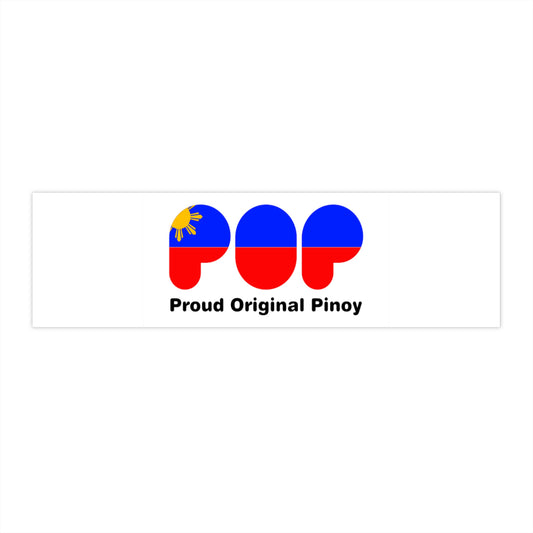 Proud Original Pinoy -Bumper Stickers Pt 5001