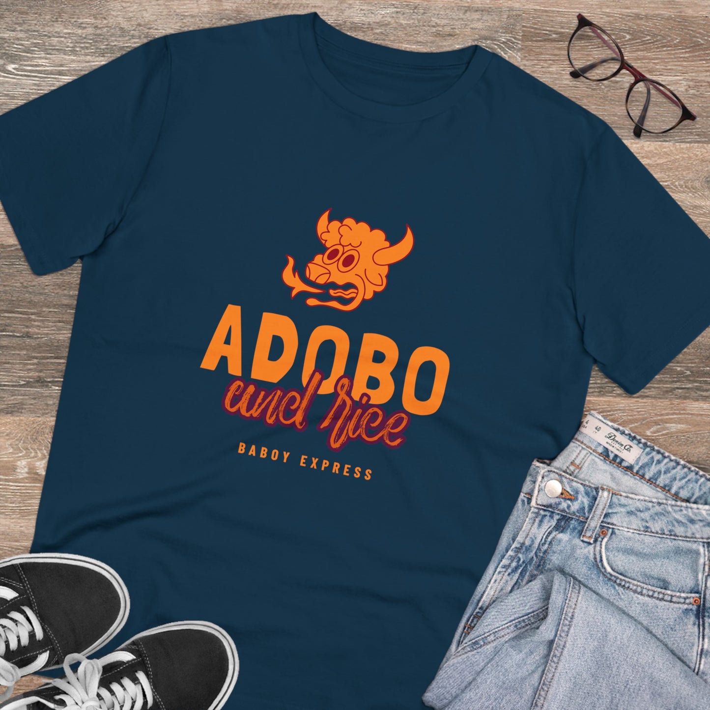 Adobo & Rice -Organic T-shirt PT 1063