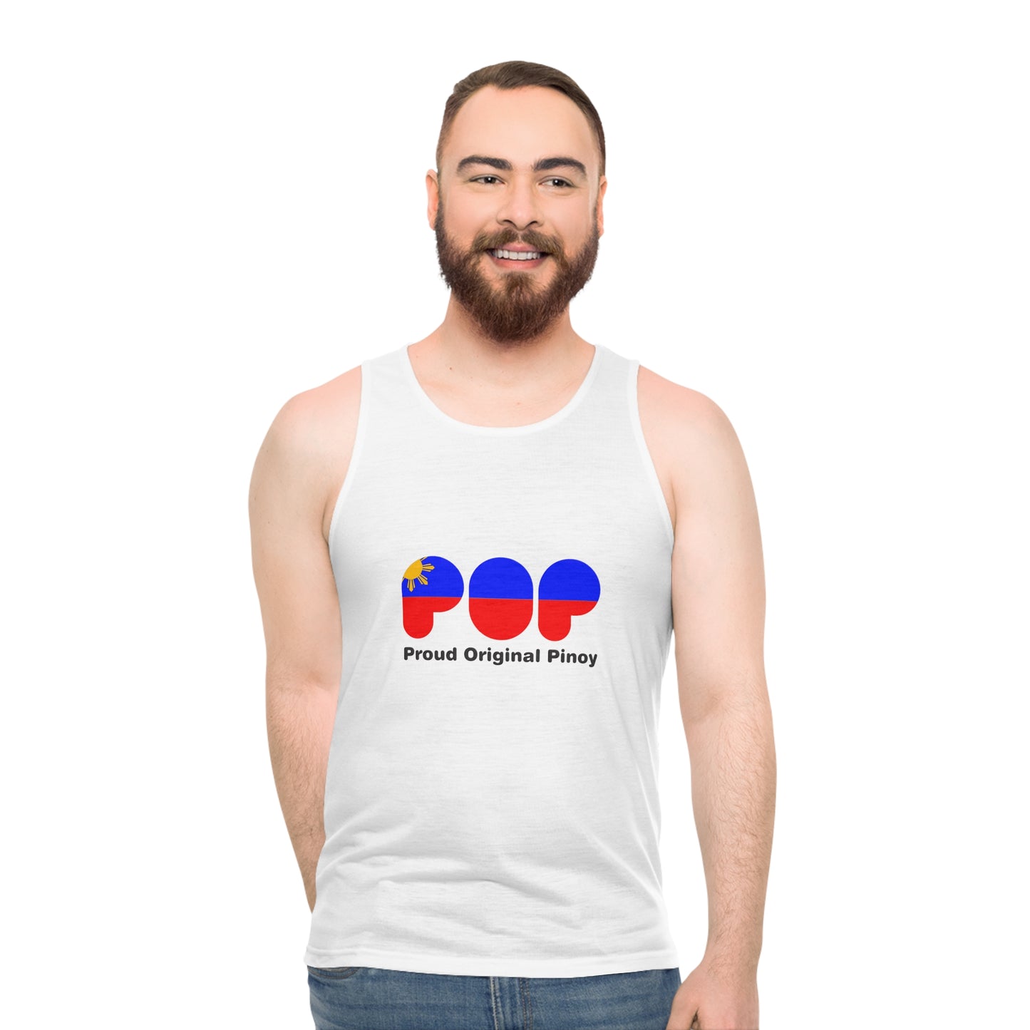 Proud Original Pinoy Unisex Tank Top (AOP) PT 2001