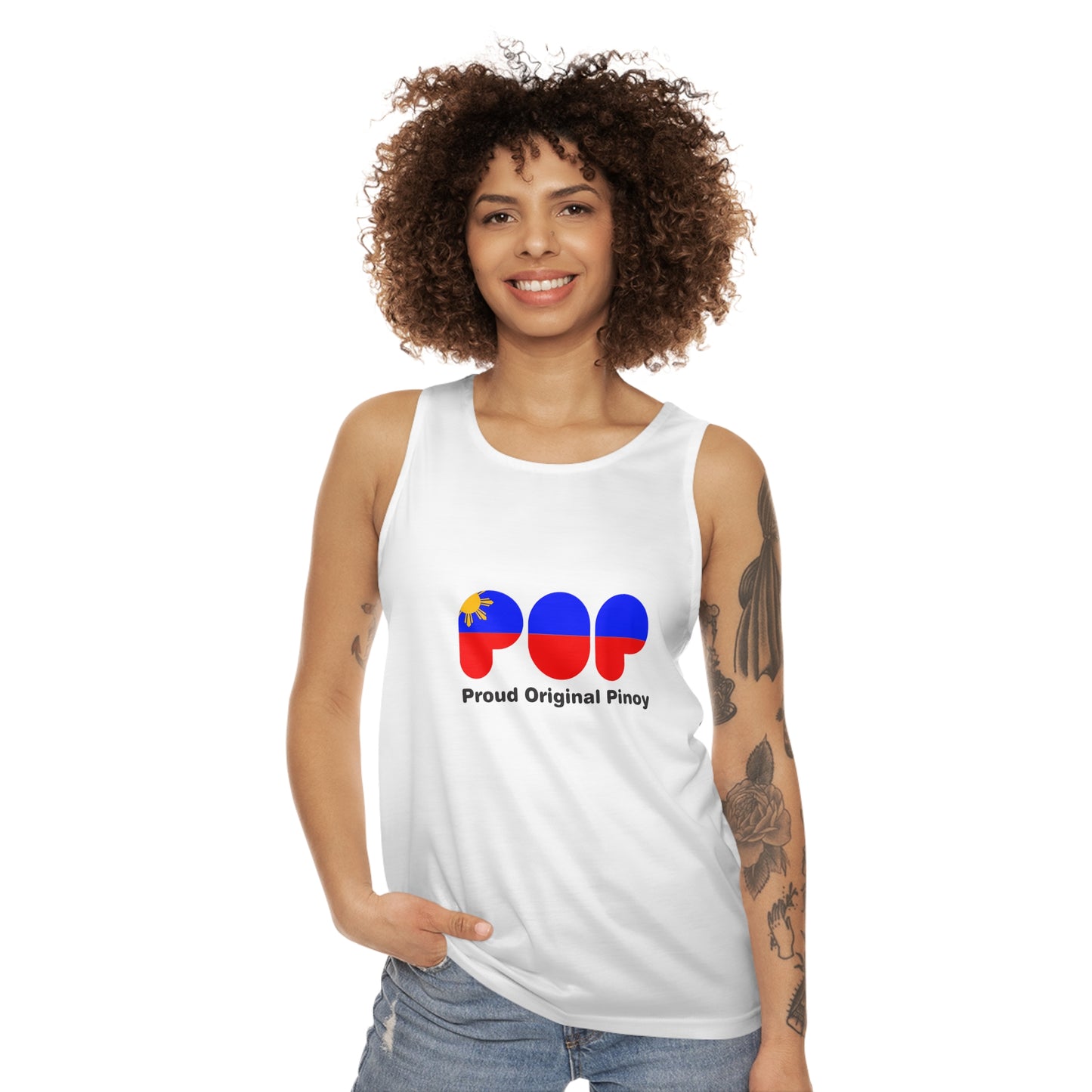 Proud Original Pinoy Unisex Tank Top (AOP) PT 2001