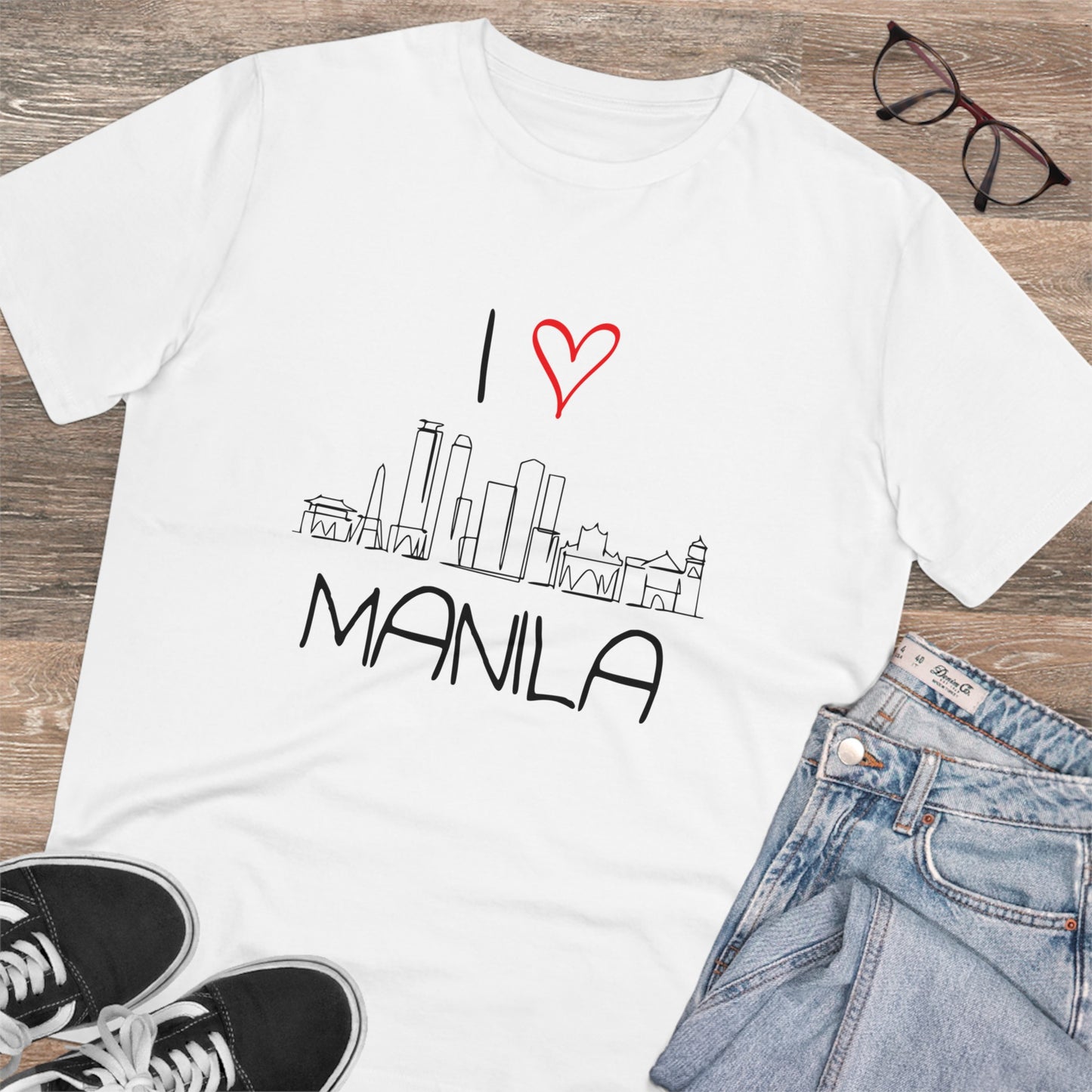 I Love Manila 2 -Organic T-shirt PT1050