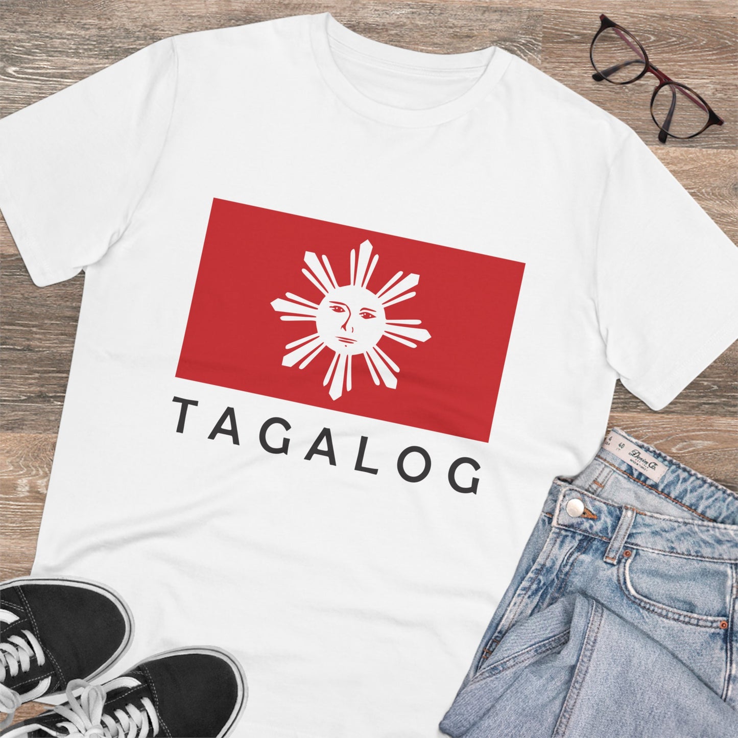 Historic Philippines Flag-Land of the Tagalog- Organic Unisex Classic T-Shirt PT1012