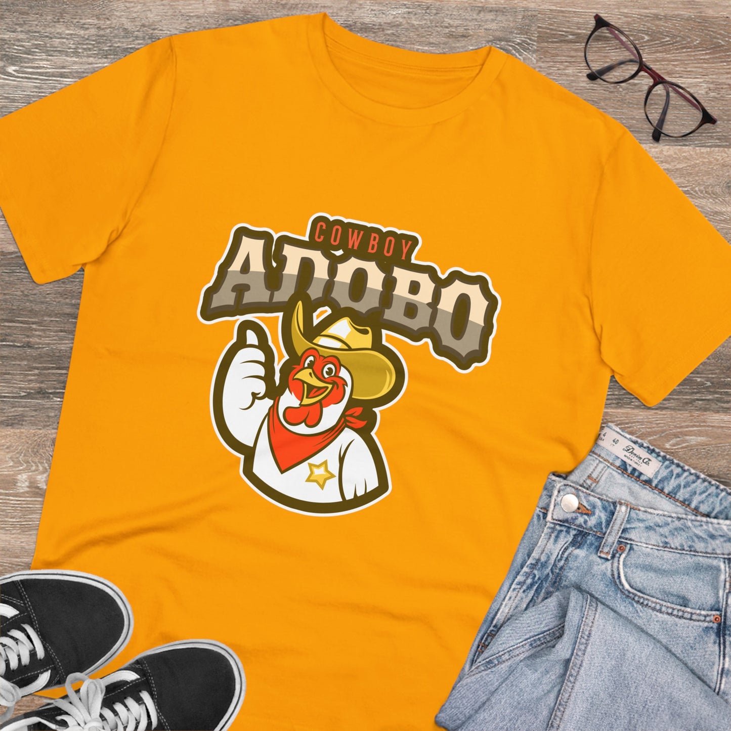 Cowboy Adobo -Organic T-shirt PT 1072