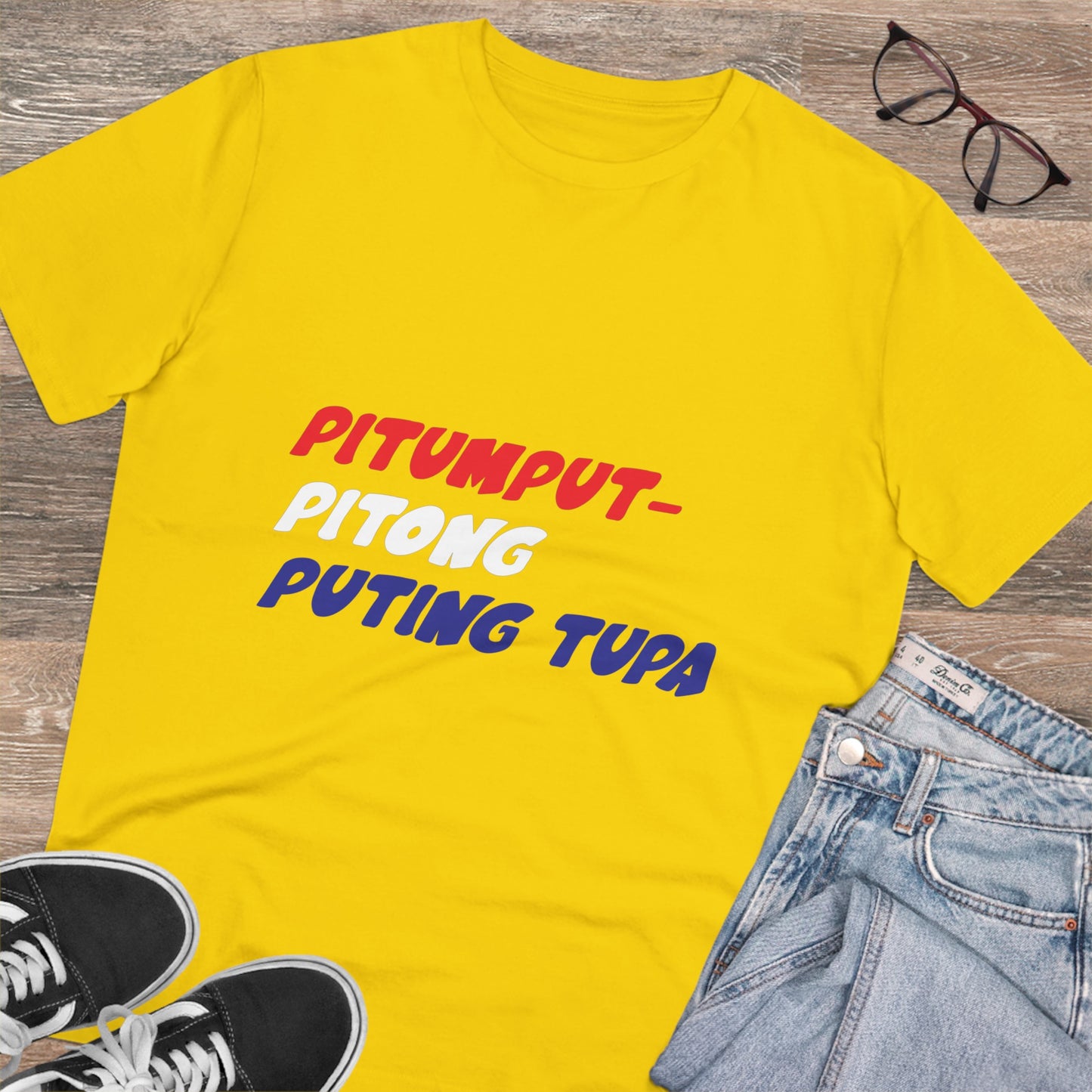 PITUMPUT- PITONG PUTING TUPA Organic T-shirt PT 1030