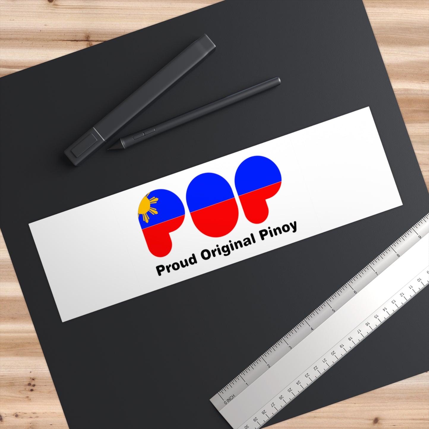 Proud Original Pinoy -Bumper Stickers Pt 5001