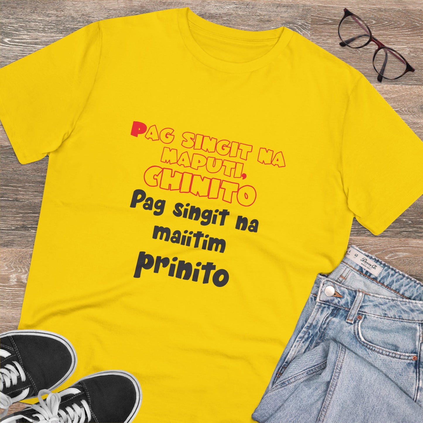 Pag singit na maputi, chinito... - Organic T-shirt PT1018