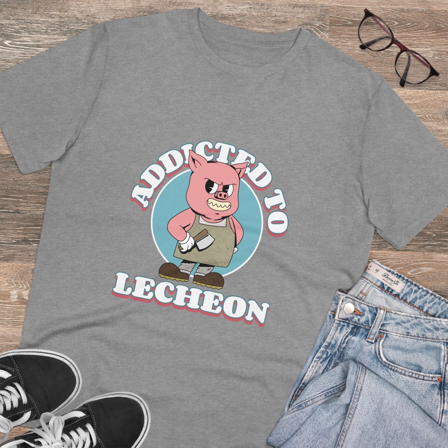 Addicted to Lecheon -Organic T-shirt PT 1074