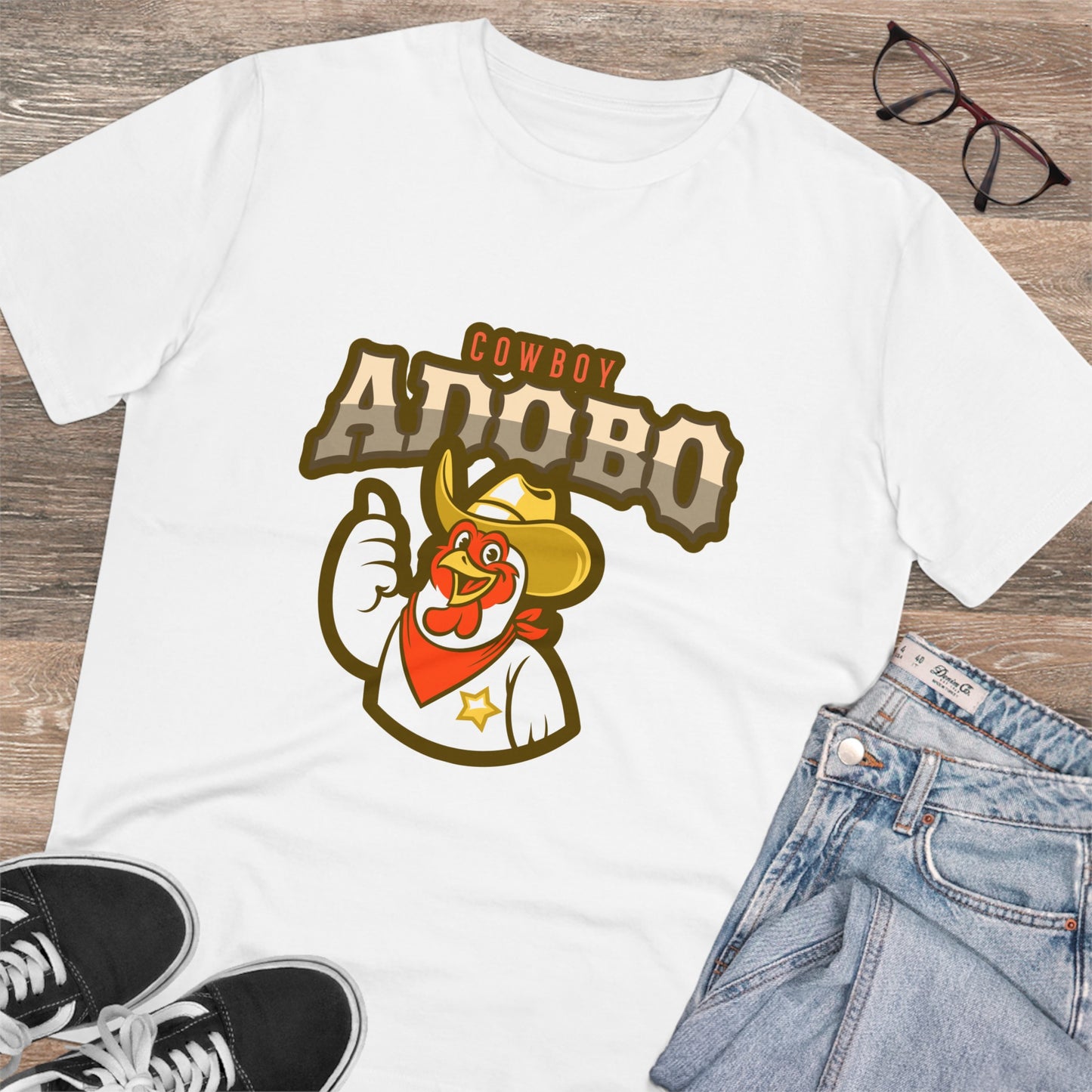 Cowboy Adobo -Organic T-shirt PT 1072