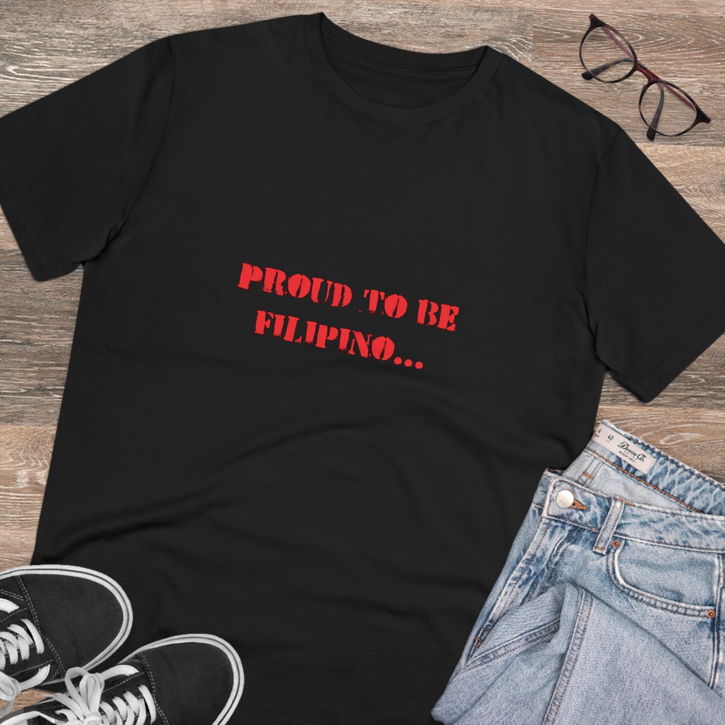 Proud to be Filipino..2.Organic T-shirt PT1002