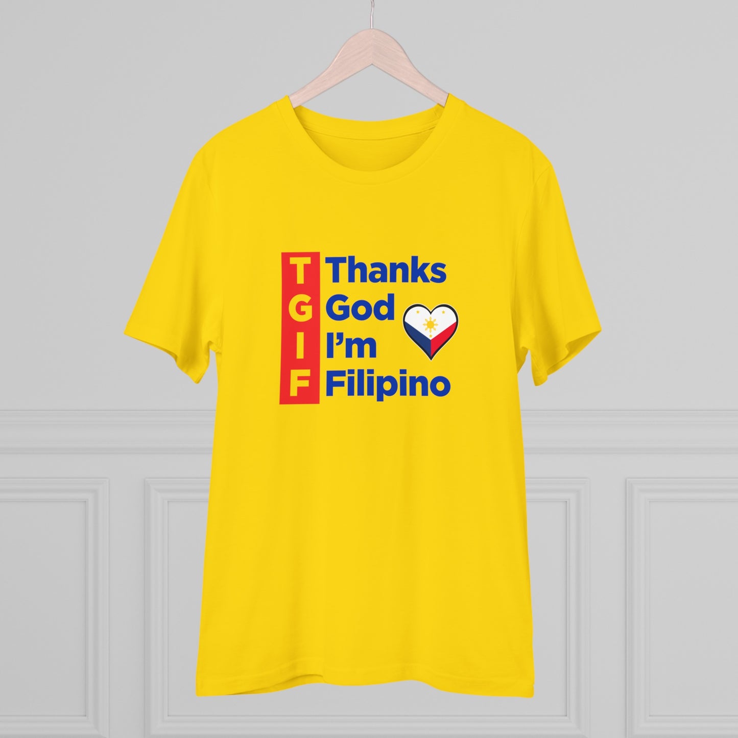 Thank God im Filipino - Organic T-shirt PT1046