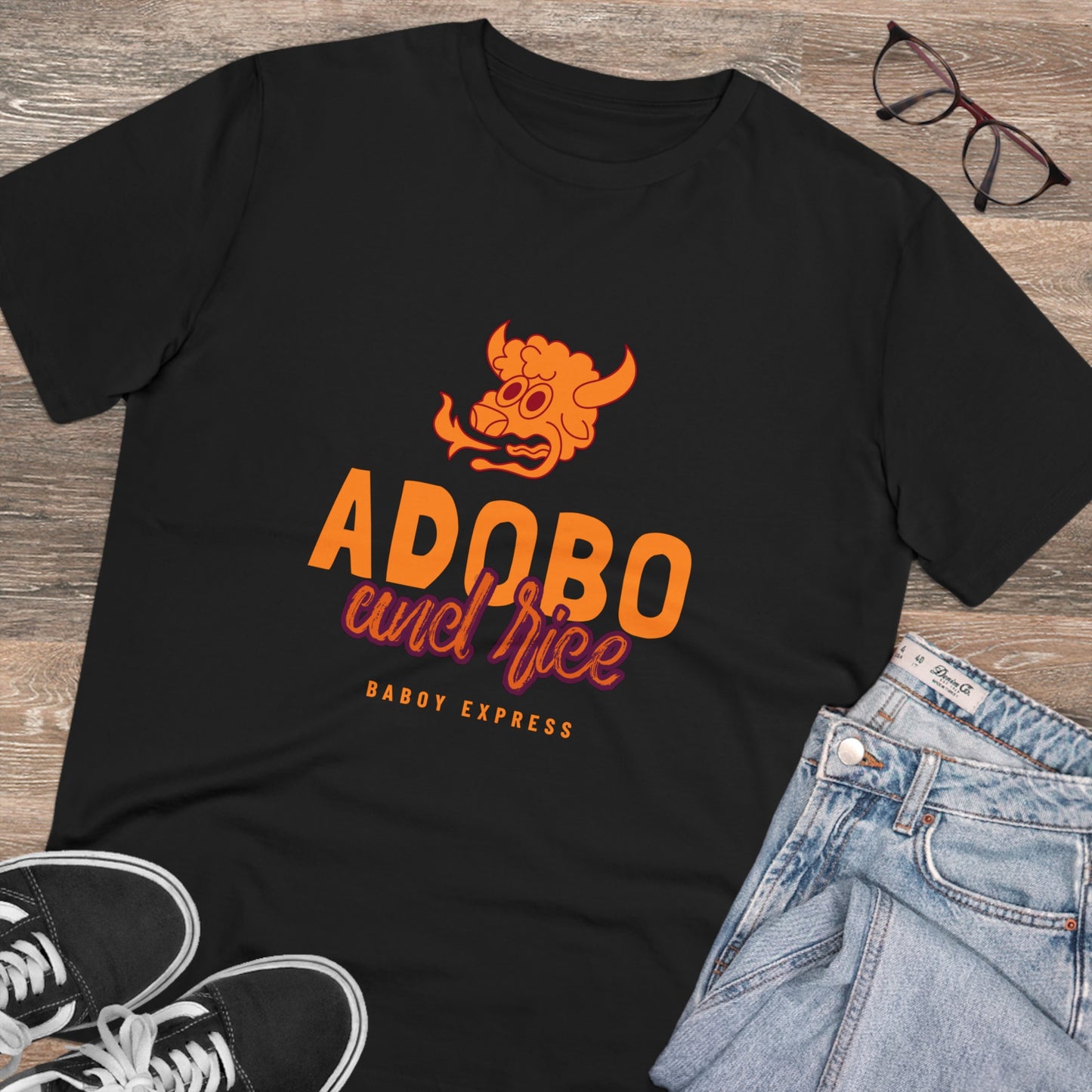 Adobo & Rice -Organic T-shirt PT 1063