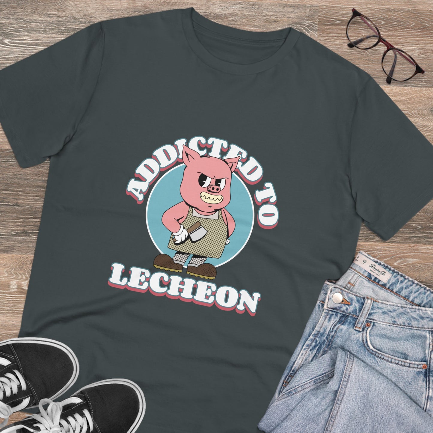 Addicted to Lecheon -Organic T-shirt PT 1074