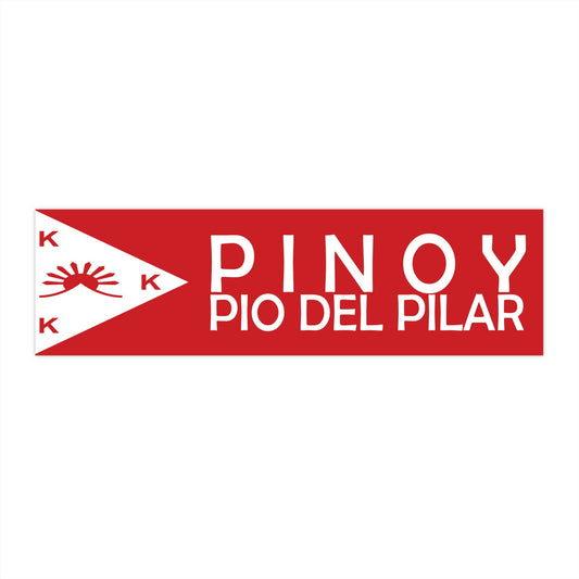 Pio Del Pilar Flag -Bumper Stickers Pt 5007